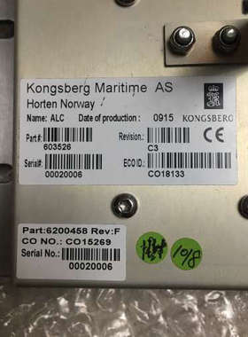 Kongsberg ALC 603526 KONGSBERG 603526 KONGSBERG 6200458议价