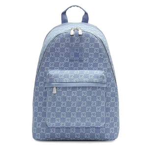 新款金典老花棋盘格学生书包男校园双肩包女美式户外运动旅行背包