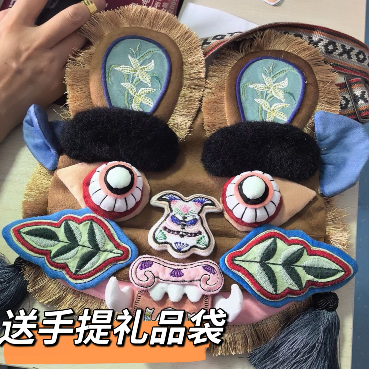 马斯克小x儿子同款包包虎头醒狮通用款女包