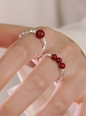 999碎银紫金砂新中式女戒