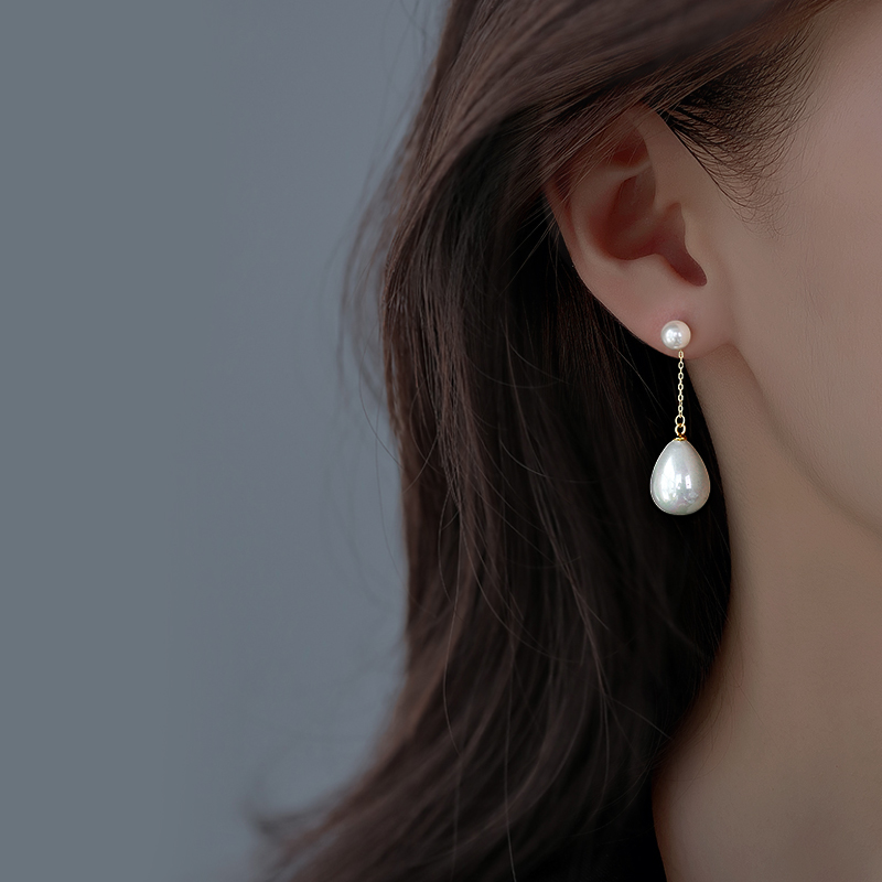 银奥925纯银女生复古耳钉