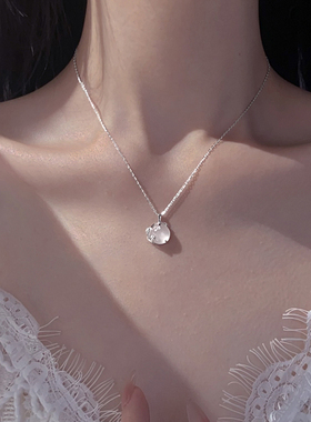 银奥999锁骨链女白月光玉髓梅花