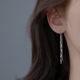 轻奢气质耳饰耳坠 长款 925纯银流苏耳线女冷淡风耳环2026新款 爆款