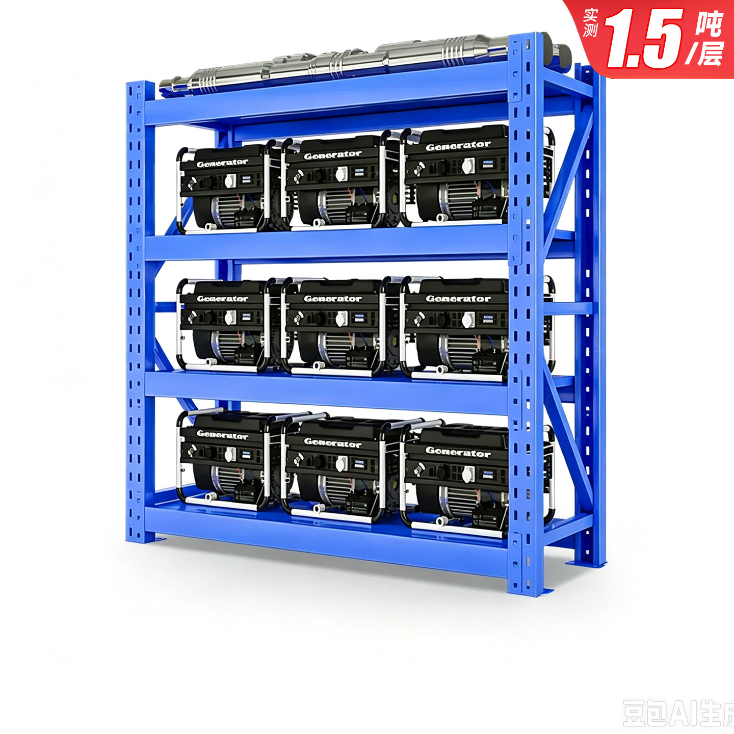 皇球中型重型仓储库房货架置物架展示架托盘货架承重1.5吨/层定制