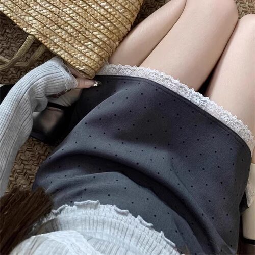 大码女装胖mm高腰显瘦A字半身裙