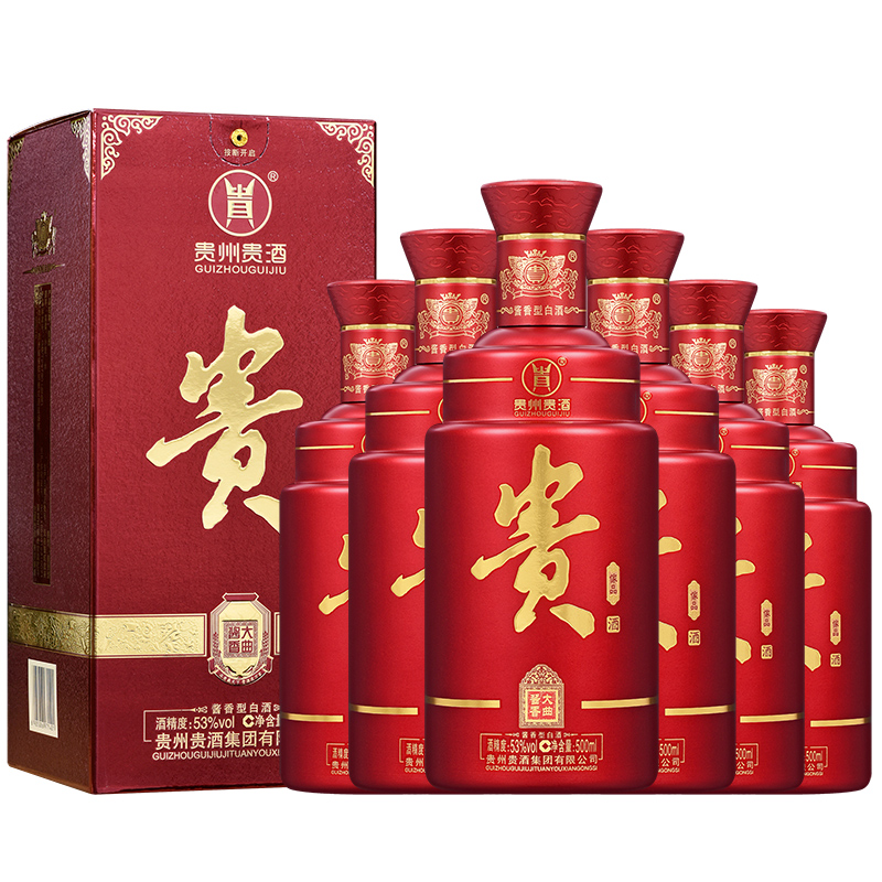 【12年天猫老店】贵州贵酒家品整箱 53度酱香型白酒