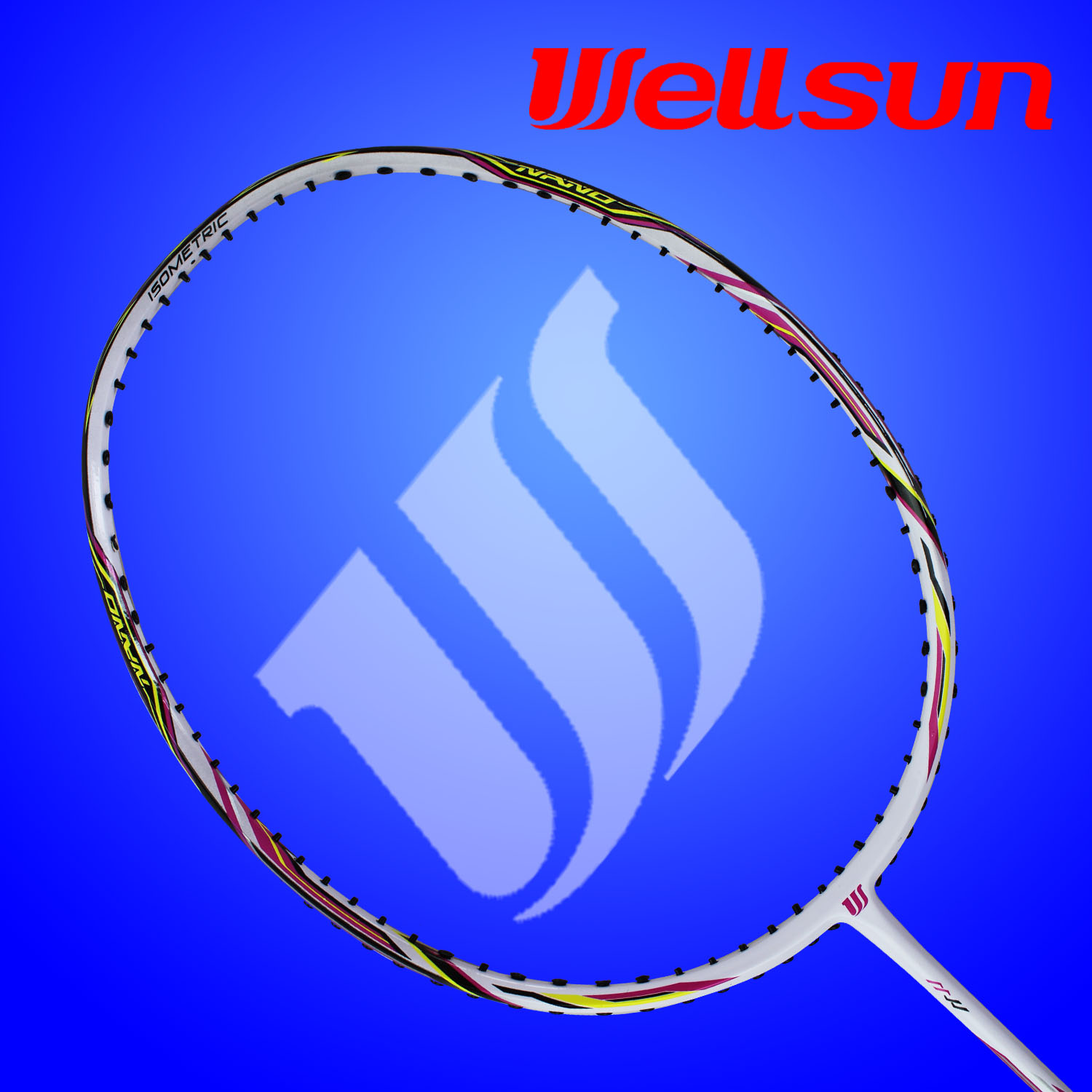 wellsun正品全碳纤超轻防守型G5羽毛球拍特价