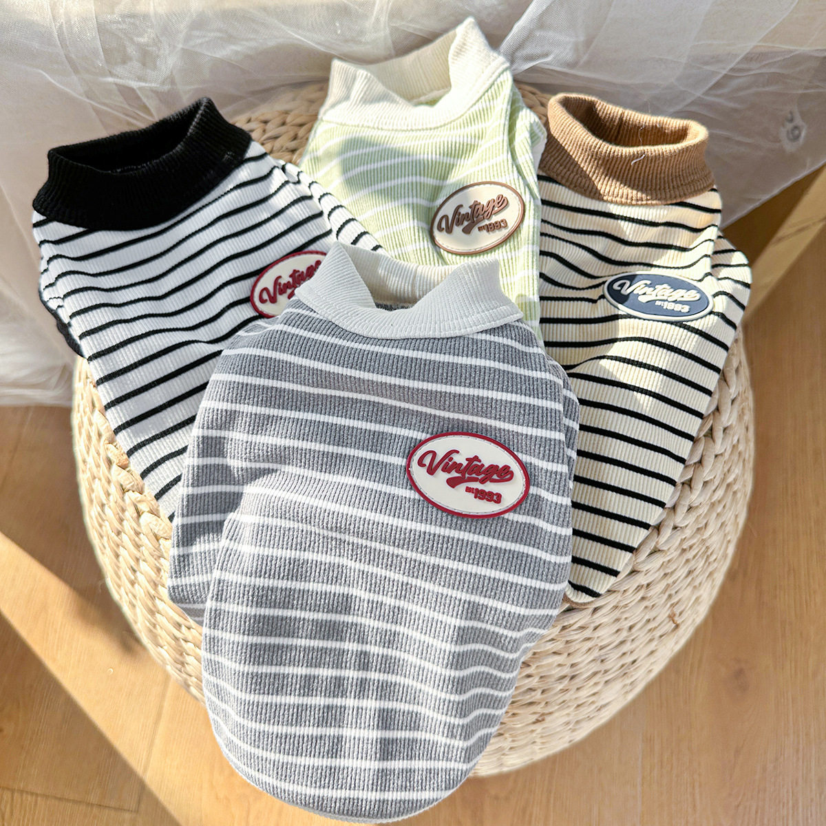 法国JoyPaw宠物春夏款泰迪比熊博美猫咪小狗狗衣服小型幼犬背心