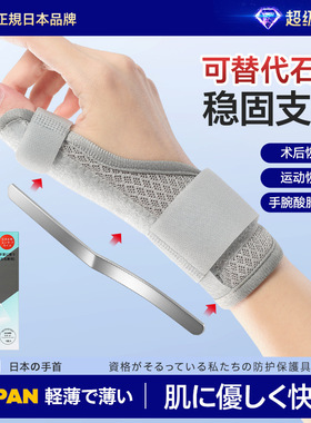 护腕扭伤骨折手指套钢板可调节护大拇指固定指套鼠标手腱鞘妈妈手
