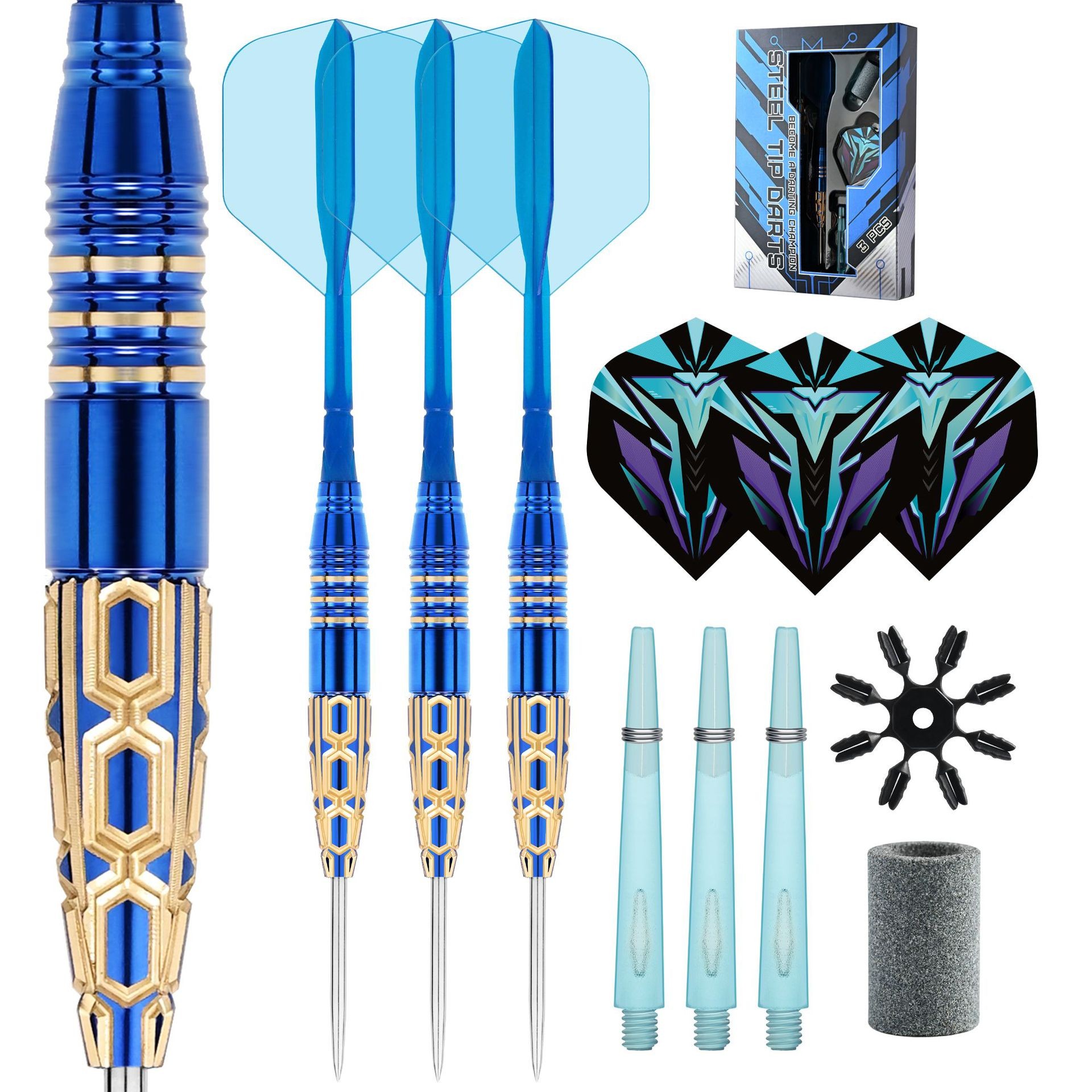 3支高颜值比赛级别飞镖套装