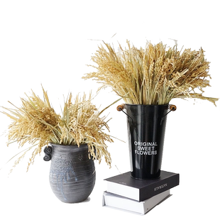 Lmdec装饰干花束 稻谷麦穗小麦子高粱毛谷子干草文艺农家田园装饰