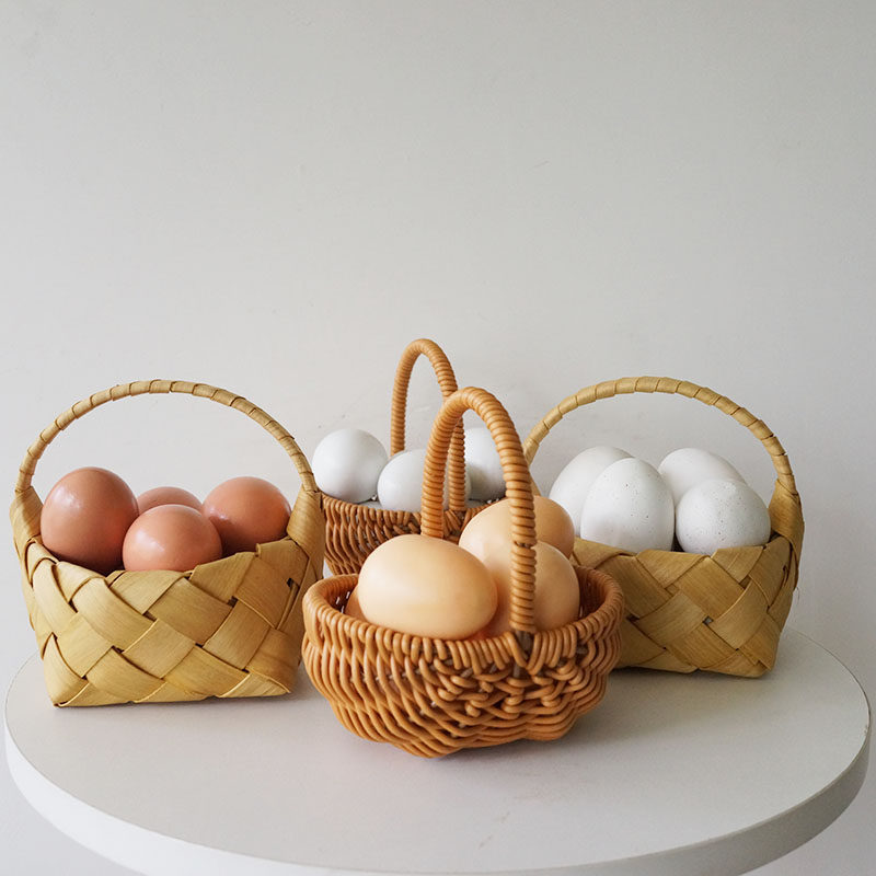 迷你款 仿真鸡蛋鸭蛋模型搭配小篮子摆设道具 可爱仿真食物模型,家居饰品,仿真水果,淘宝优惠券,粉丝福利购,淘宝优惠卷