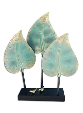 树叶美式乔迁新居地中海屏风摆件