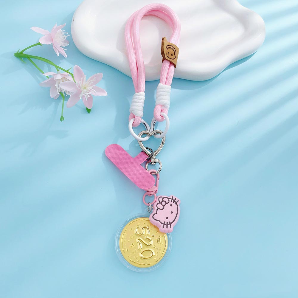 黄金520大饼挂件hellokitty猫手机包包挂链送男女友情人节礼品物