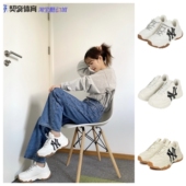 MLB韩国NY纽约洋基队男女潮流休闲增高复古厚底老爹鞋 32SHC 3ASHC