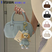 新款 2026春季 复古保龄球包 徽标Logo休闲斜跨手提包 MLB