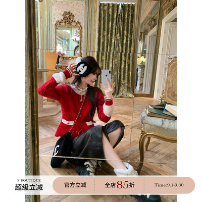 F boutique 25N滑雪系列羊毛针织衫