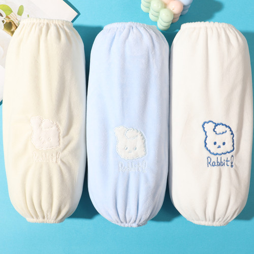 新款长款秋冬毛绒袖套