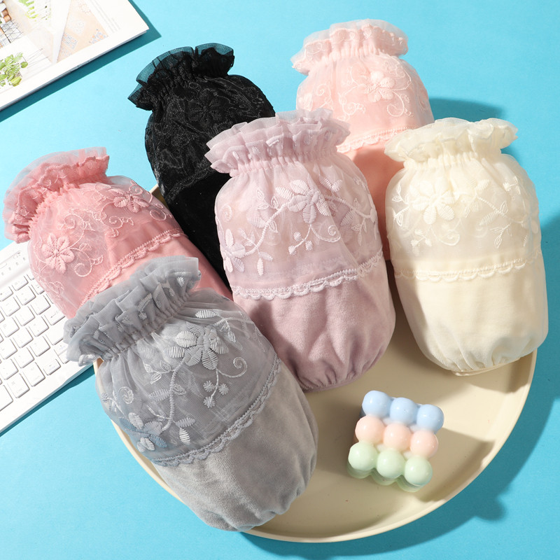 短款蕾丝拼接袖套女秋冬防污耐磨成人工作上班学生护袖头时尚套袖,家庭/个人清洁工具,袖套,淘宝优惠券,粉丝福利购,淘宝优惠卷