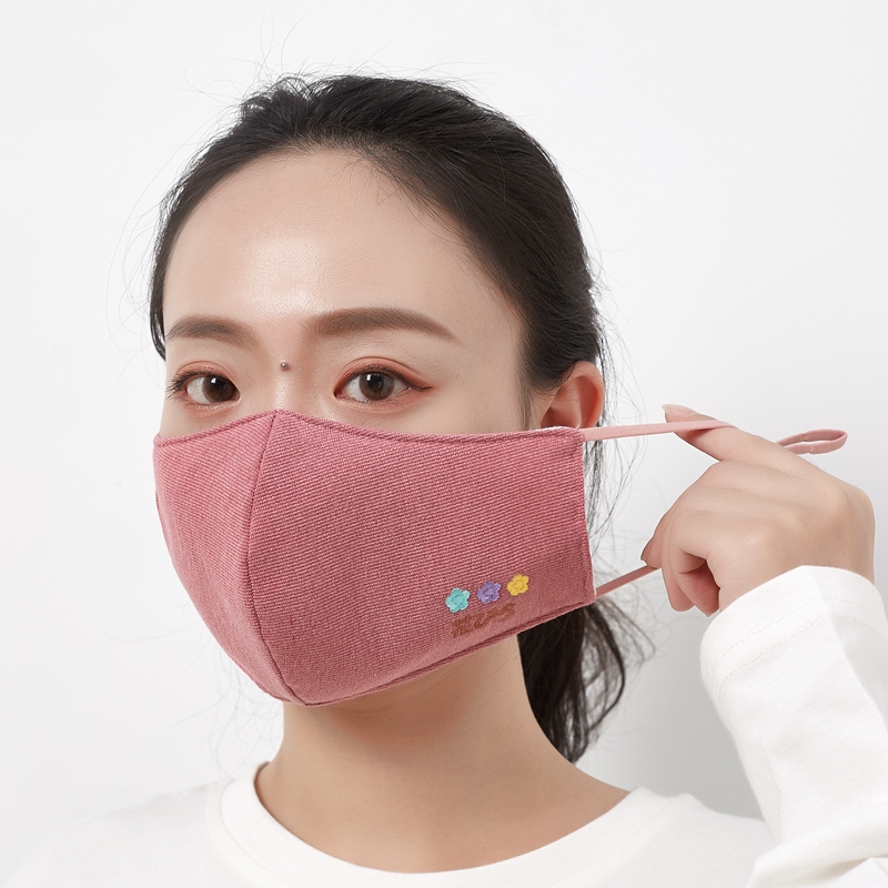 秋冬季女士口罩防寒保暖透气纯棉