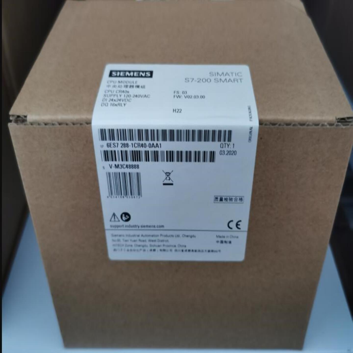 6ES72881CR400AA1西门子CPU CR40s 6ES7288-1CR40-0AA1OAA1询价