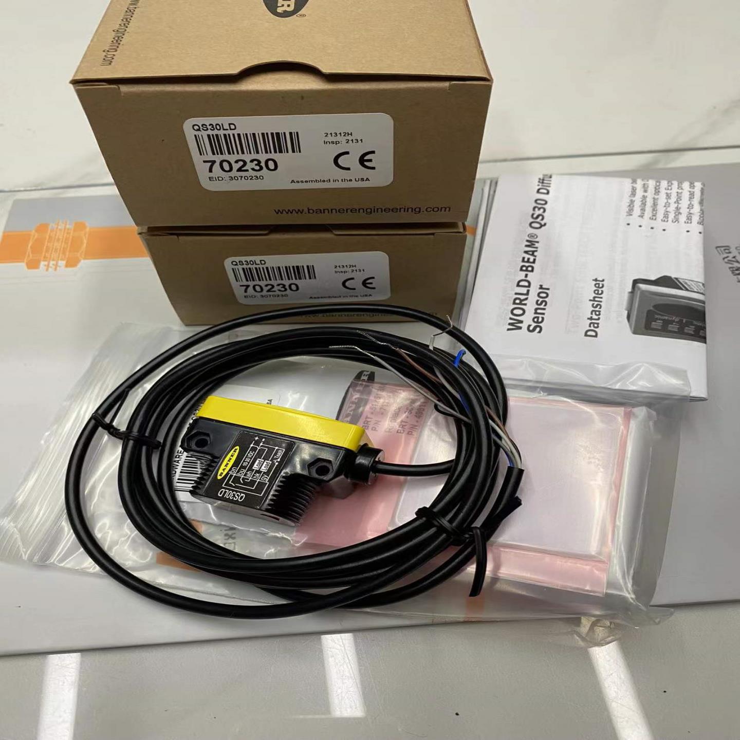 9月Banner 邦纳漫反射式光电传感器 QS30LD询价