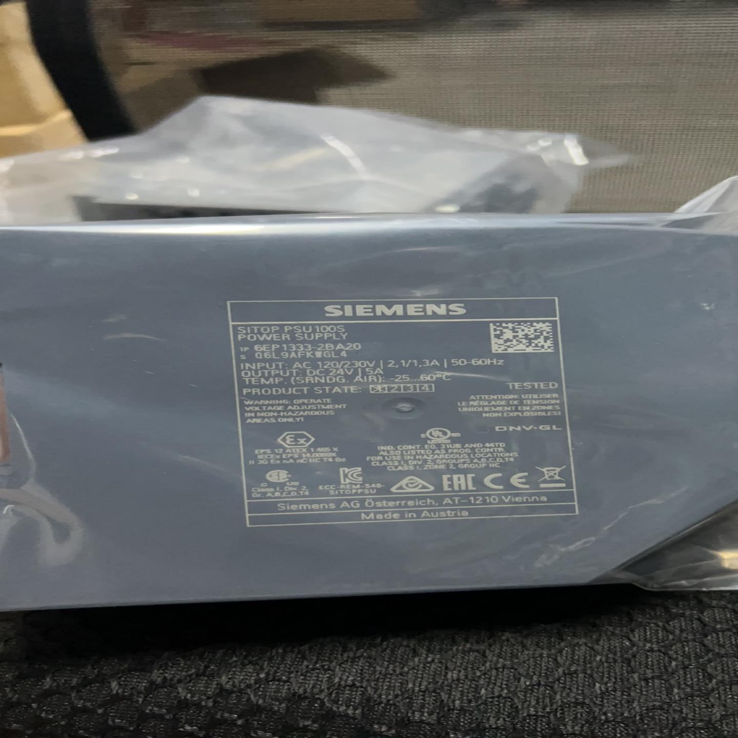 SIEMENS西门子电源SITOP PSU100S  6EP1333-2BA20 全新现货询价