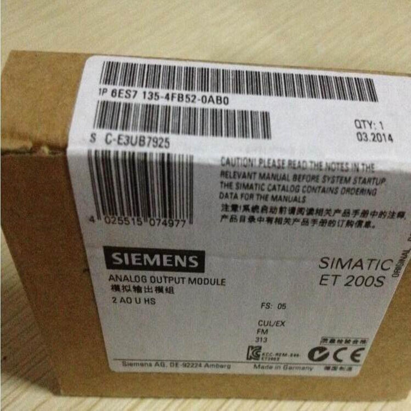 6ES7135-4FB52-0AB0 西门子原装ET200S电子模块6ES71354FB52询价