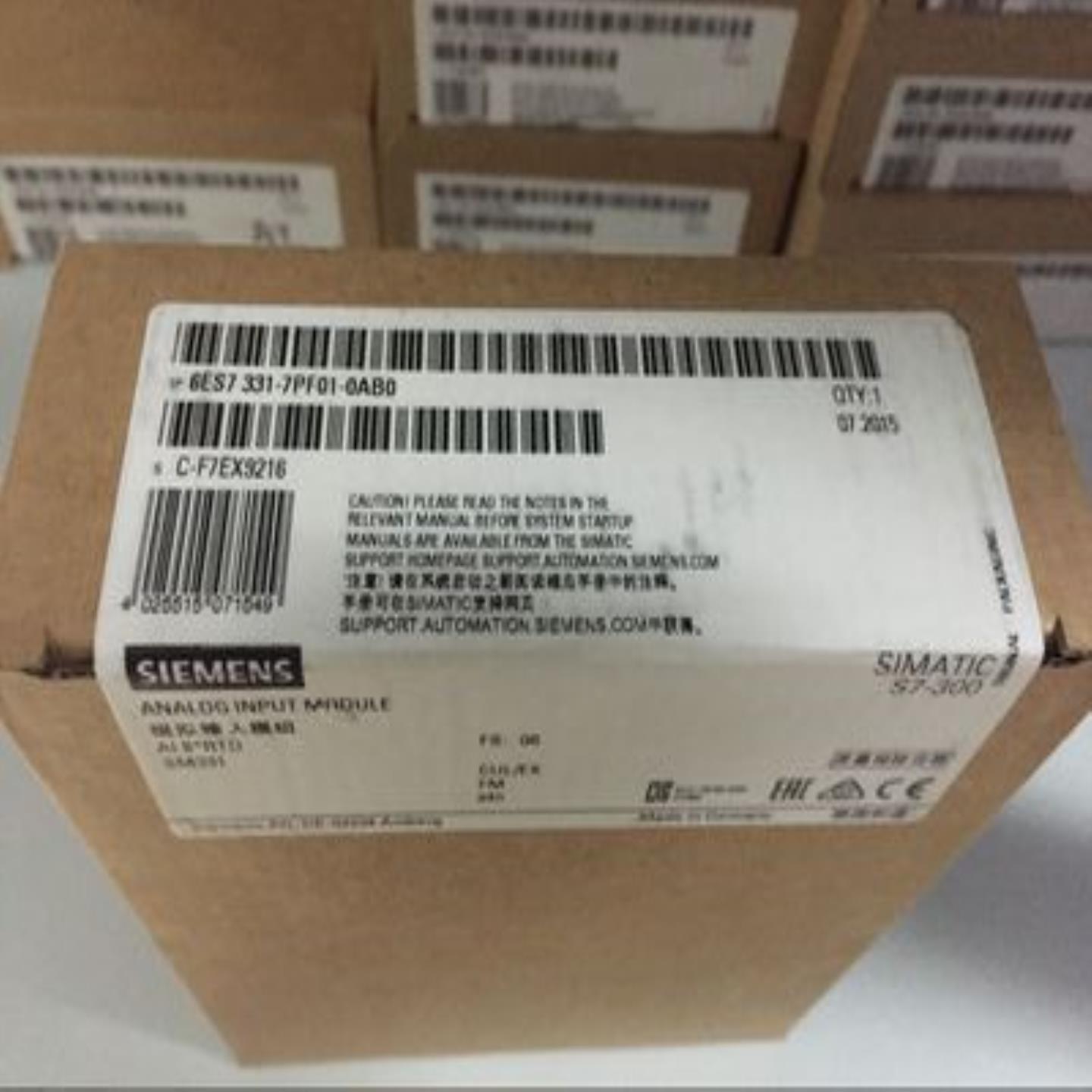 西门子6ES7331-7PF01-4AB1 S7-300PLC扩展模块6ES73317PF014A询价