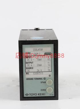 日本TOYOKEIKI隔离器DGP-1DC0-10mVDC4-20mA询价