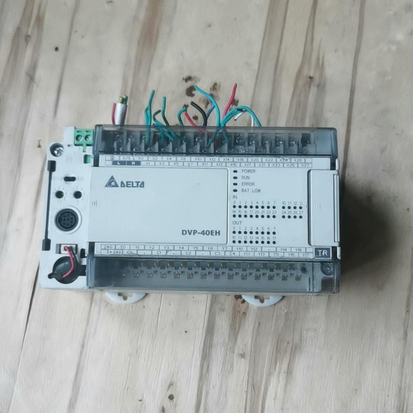 岚岚机械台达PLC DVP40EH00T3功能正常拆机 实物拍摄如图询价