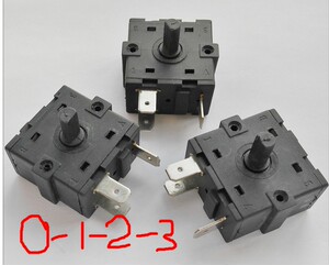 16A烤炉开关挂烫机温度调节开关冷暖风机开关取暖器档位旋钮开关