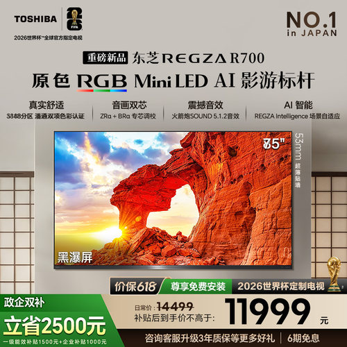 东芝REGZA新品RGBMiniLED电视