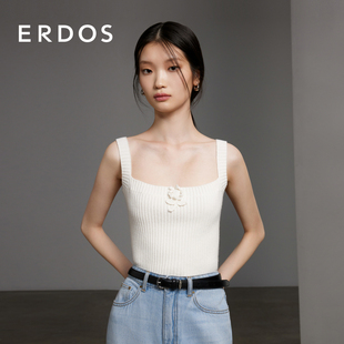 百搭腰带装 经典 饰可调节 黑色细牛皮革皮带女春季 ERDOS