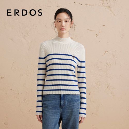 ERDOS半高领羊绒针织衫