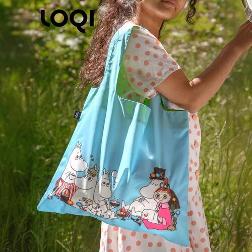 MOOMIN联名单肩折叠包loqi