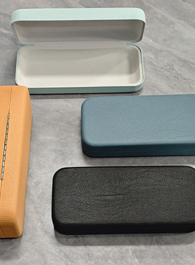 眼镜盒2024新款便携轻简约抗压耐摔铁皮近视眼镜墨镜收纳盒子男女