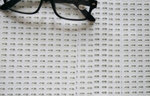 眼镜静电贴标老花镜不干胶