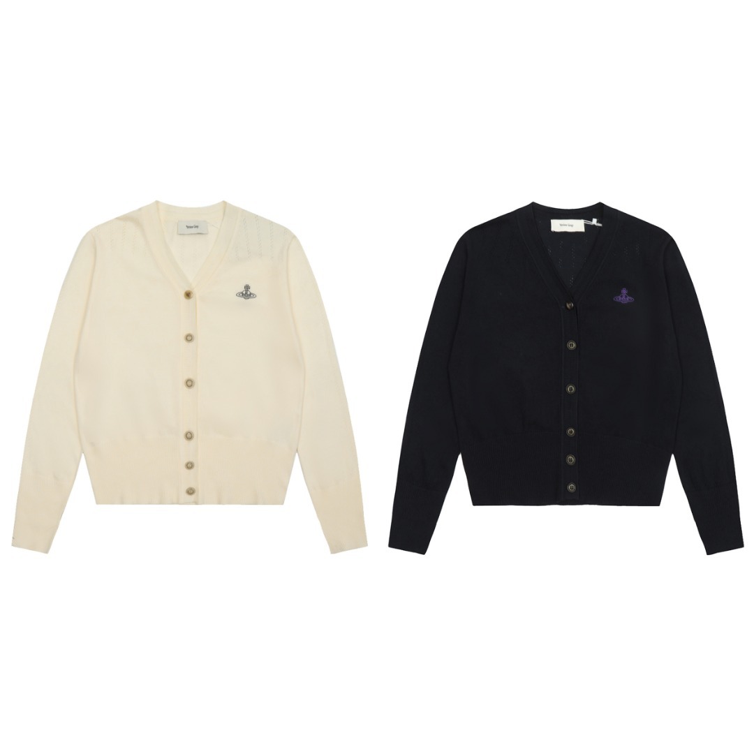 2025西太后土星ssvivie 薇薇安新款 复古男女同款镂空设计针织毛