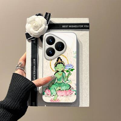 适用华为荣耀新款个性玻璃壳