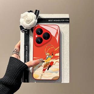 一棒乾坤 适用于华为Pura80pro手机壳新中式mate70玻璃壳nova13国风mate60荣耀300高级感小众magic7男女款