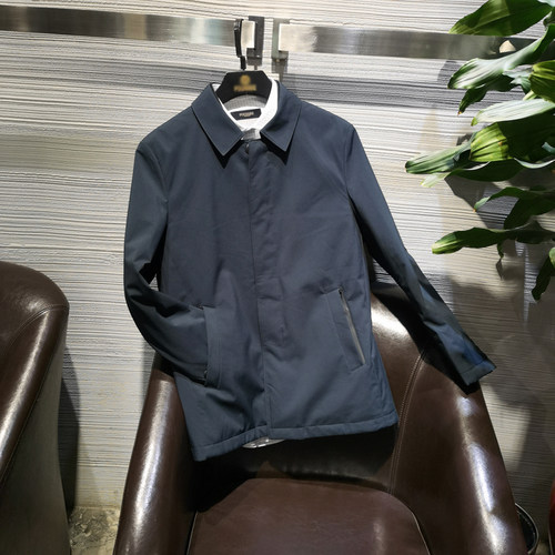 大码商务翻领羽绒服男秋冬新款轻盈舒适时尚白鸭绒保暖外套赫祖丁