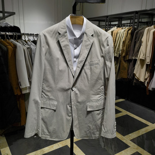 高端棉混纺商务休闲西服男士新款时尚舒适帅气西装外套 凯文凯利