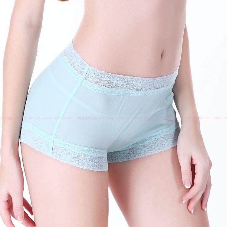 糸の糸 全桑蚕丝女真丝针织平角裤中腰蕾丝性感无痕提臀内裤短裤,女士内衣/男士内衣/家居服,平角裤,淘宝优惠券,粉丝福利购,淘宝优惠卷