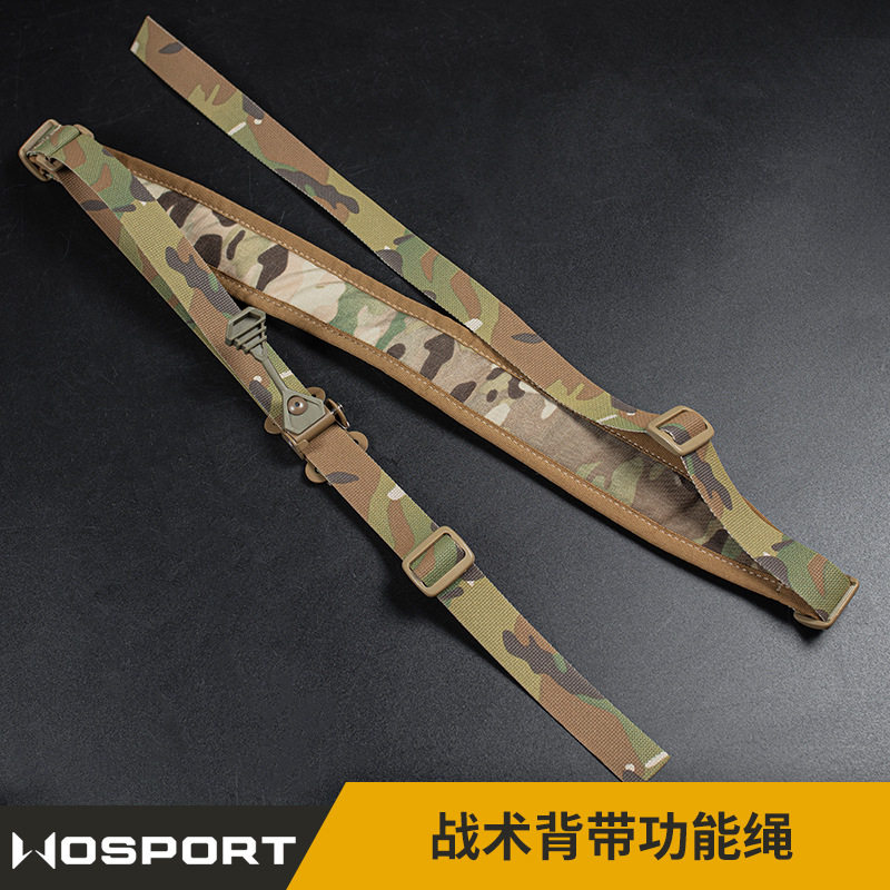 wosport背带双点防滑设计