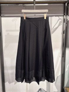 S24311106Q 百搭高腰长半裙伞裙 S系列&专柜24秋款 福利