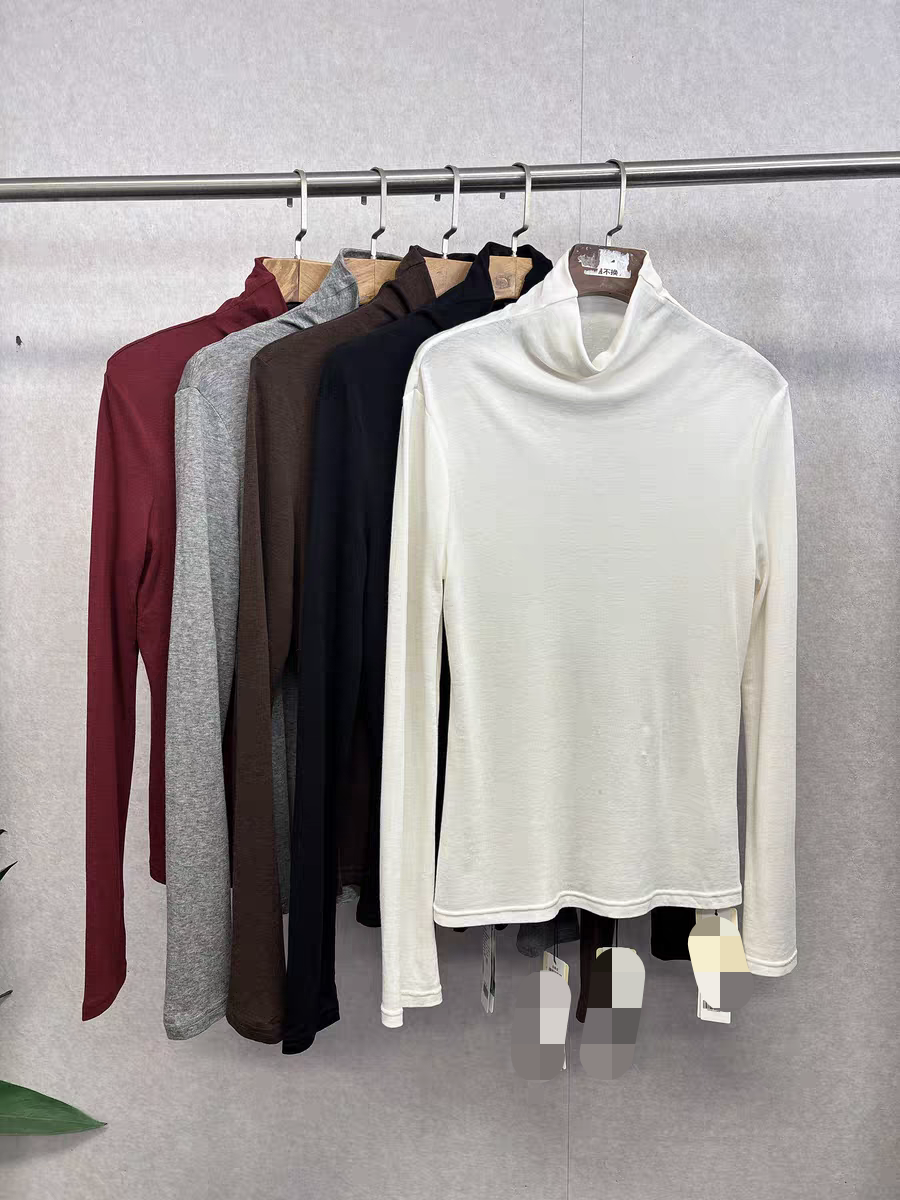 大牌k＆专柜24冬款 天丝+绵羊毛 气质高弹百搭打底衫 218