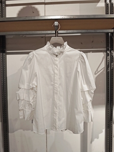 清仓福利 衬衫 棉质 木耳边长袖 NO退NO换 时尚 L系列＆专柜秋款