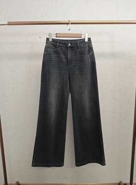 Ka系列＆专柜25秋 棉质 高弹舒适直筒牛仔裤 615