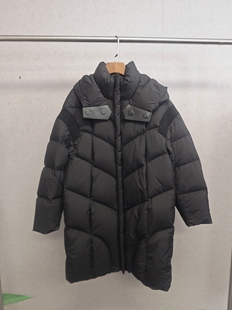 大牌k＆专柜24冬款福利 高克重超保暖 轻盈中长款连帽羽绒服 810